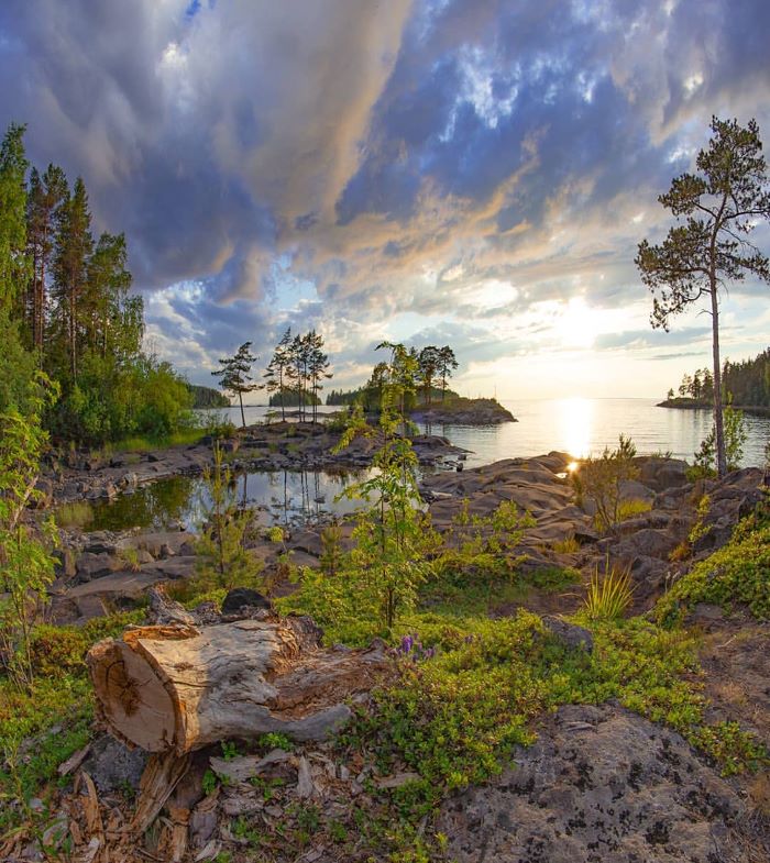 Khung cảnh cực đẹp ở trên đảo Valaam