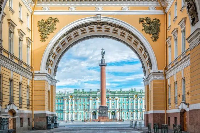 Có nhiều công trình nổi tiếng ở St Petersburg