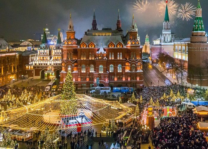 Lễ hội đón năm mới là một trong những lễ hội quan trọng nhất tại Nga