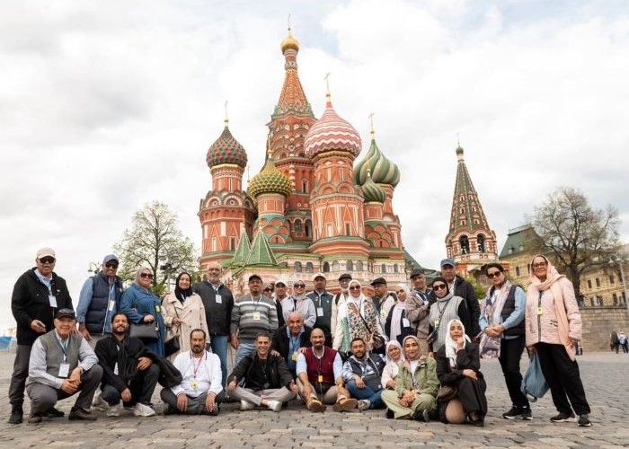 Cùng gia đình, người thân có chuyến tham quan Nhà thờ Thánh Basil ở Moscow