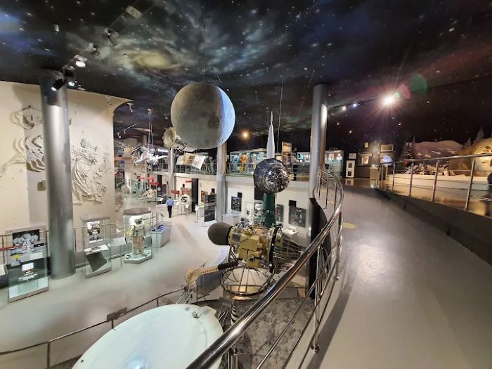 Không gian của Bảo tàng Du hành vũ trụ ở Moscow