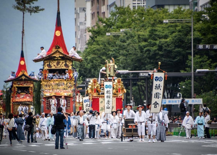 Lễ hội Gion Matsuri là một trong những lễ hội lớn nhất và nổi tiếng nhất ở Nhật Bản