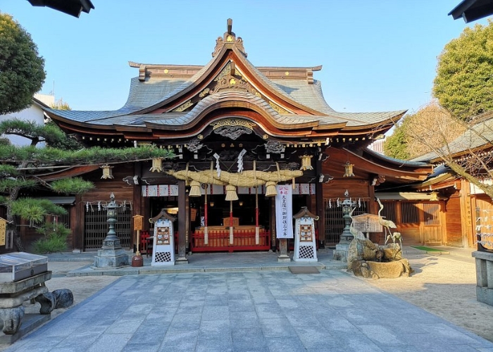 Đền Kushida cũng là nơi tổ chức nhiều lễ hội ở Nhật Bản
