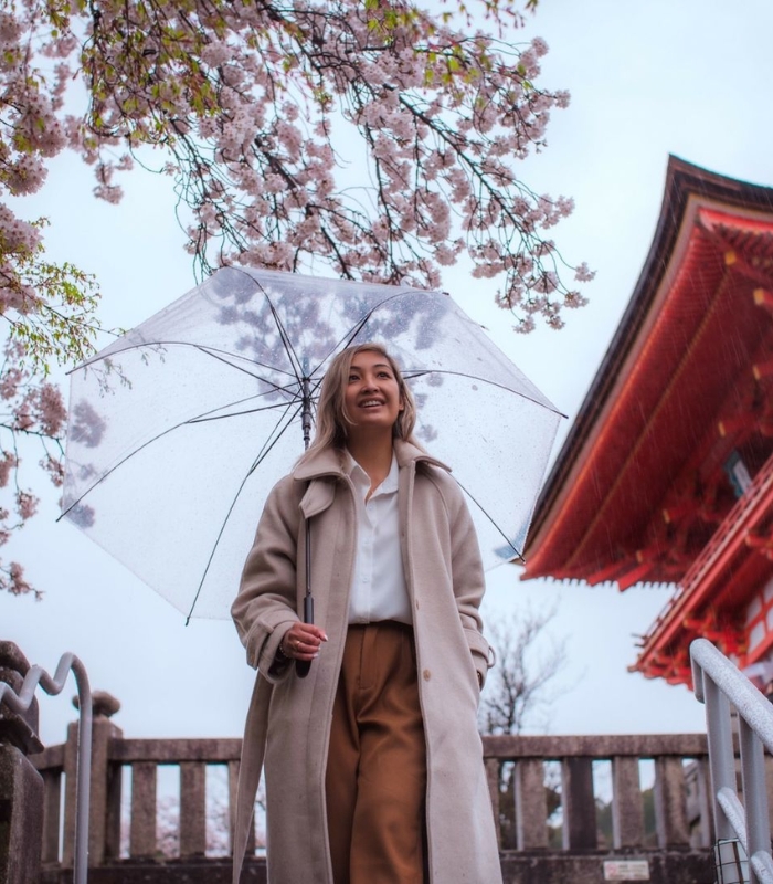 Chùa Kiyomizu-dera sẽ có cơ hội chiêm ngưỡng kiến trúc độc đáo