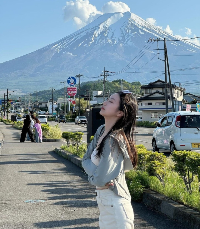Khung cảnh tuyệt đẹp tại núi Phú Sĩ