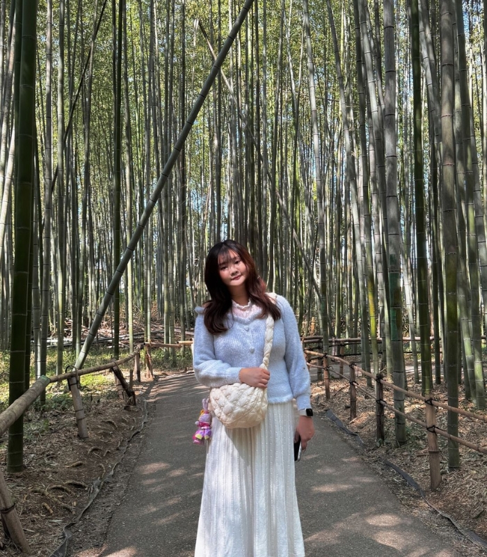 Đến với rừng Tre Arashiyama bạn sẽ được hòa mình vào thiên nhiên