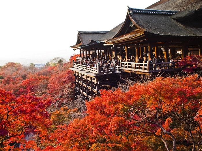 Đền Thanh Thủy nổi tiếng Kyoto