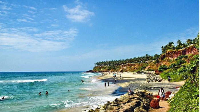 Bãi biển Varkala, Kerala