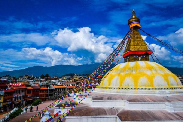 Boudhanath là trung tâm của phái Phật giáo đại thừa ở Nepal