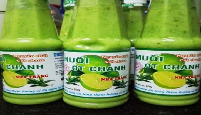 Đặc sản muối ớt xanh Nha Trang