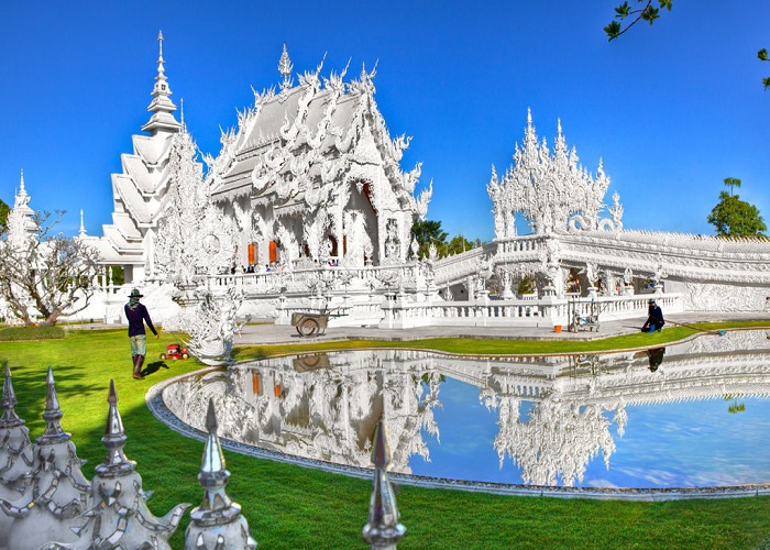 Vẻ đẹp mỹ miều của ngôi đền Rong Khun 