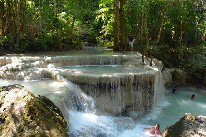 Thác nước tuyệt đẹp tại vườn quốc gia Erawan, kinh nghiệm du lịch Kanchanaburi