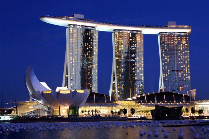 Marina Bay Sands về đêm