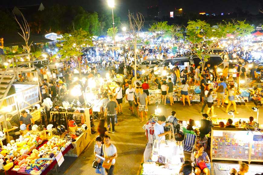 Chợ đêm JJ Green Thái Lan, kinh nghiệm mua sắm ở Thái Lan