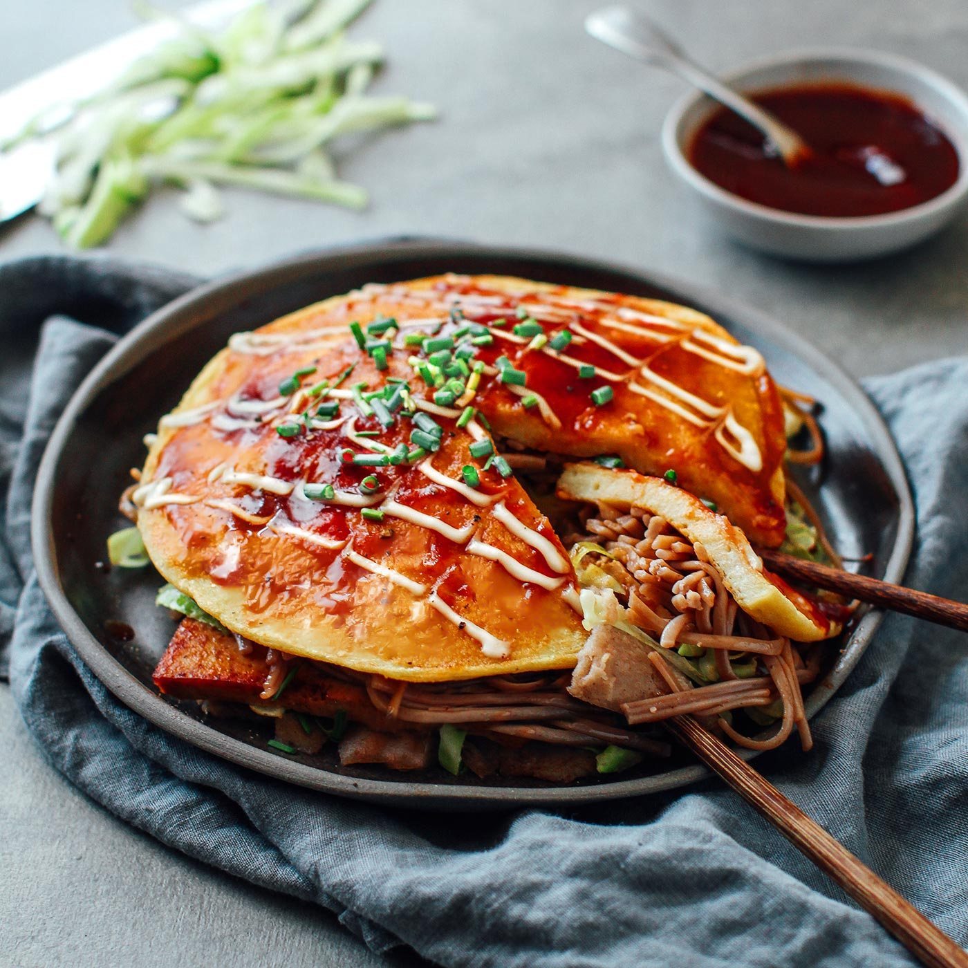 Bánh xèo Okonomiyaki