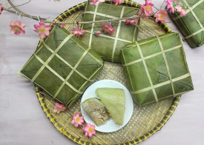 Bánh chưng Bờ Đậu - đặc sản của Thái Nguyên nổi tiếng