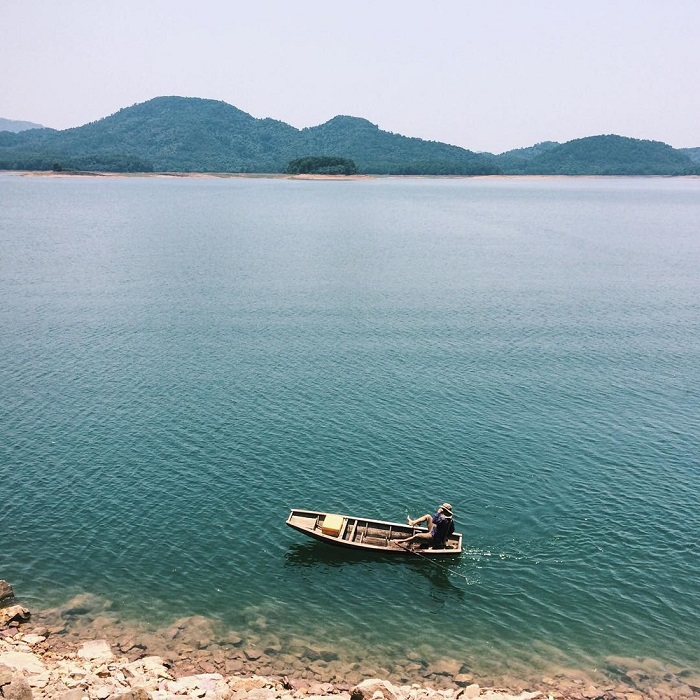 du lịch hồ Kẻ Gỗ Hà Tĩnh