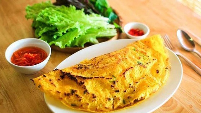 Món ăn vặt Đà Lạt - Bánh xèo