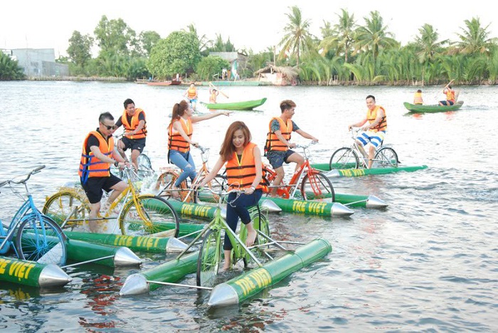 làng du lịch Tre Việt - địa điểm đi chơi Tết dương lịch gần Sài Gòn