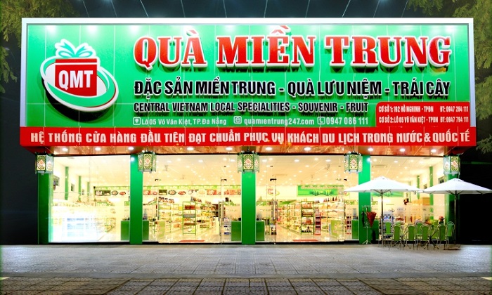 Cửa hàng đặc sản Quà Miền Trung - địa điểm bán đặc sản Đà Nẵng