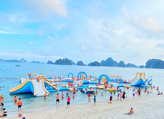 Bãi biển Lương Ngọc - địa điểm du lịch nổi tiếng ở Cẩm Phả