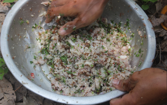 cá gỏi kiến vàng - ăn gì ở Kon Tum