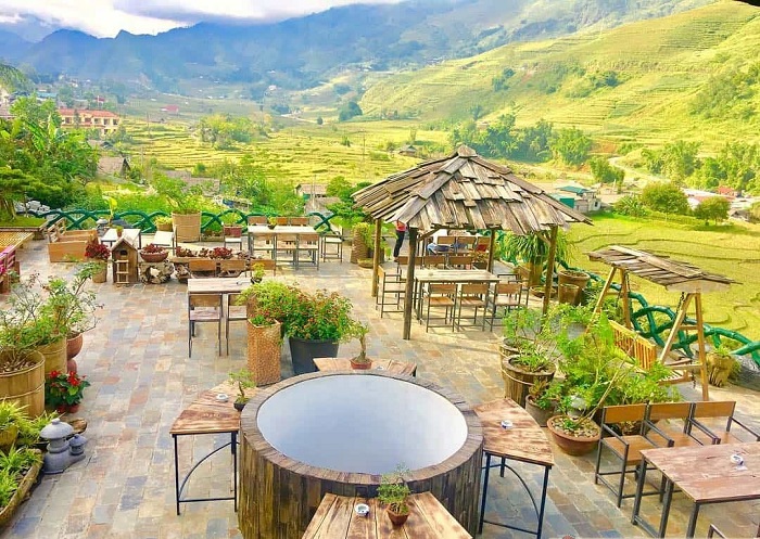 Lá Dao Spa & Coffee Tả Van - quán cafe đẹp ở Sapa