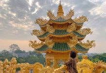 Choáng ngợp trước vẻ lộng lẫy của chùa Phúc Lâm – Ngôi chùa dát vàng đẹp nhất Việt Nam Khám phá chùa Phúc Lâm Hưng Yên