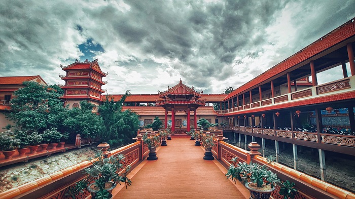 kiến trúc tuyệt đẹp của chùa Nam Sơn Đà Nẵng