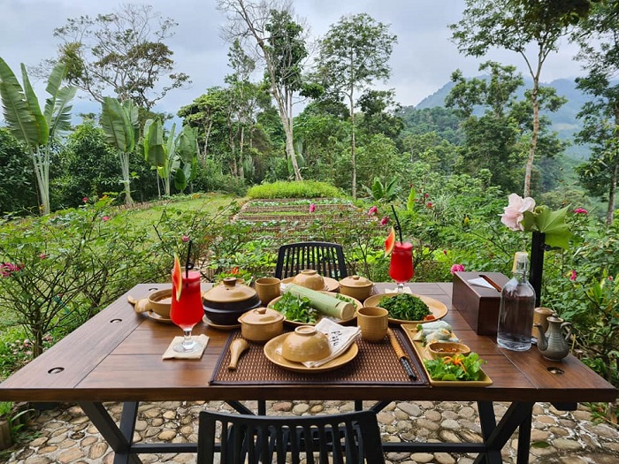 Thưởng thức những món ăn tuyệt vời tại P'apiu Resort Hà Giang