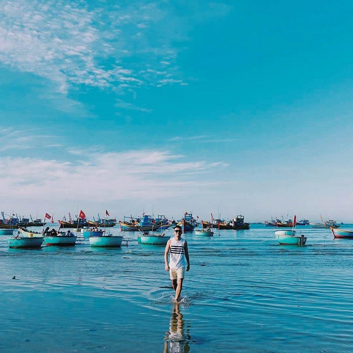 check in làng chài Mũi Né - một trong những làng chài nổi tiếng ở Việt Nam