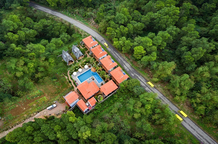 Bái Đính Garden Resort Ninh Bình nhìn từ trên cao