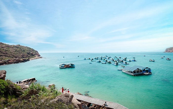 Khám phá làng chài Nhơn Hải  khi du lịch đảo Hòn Khô Quy Nhơn