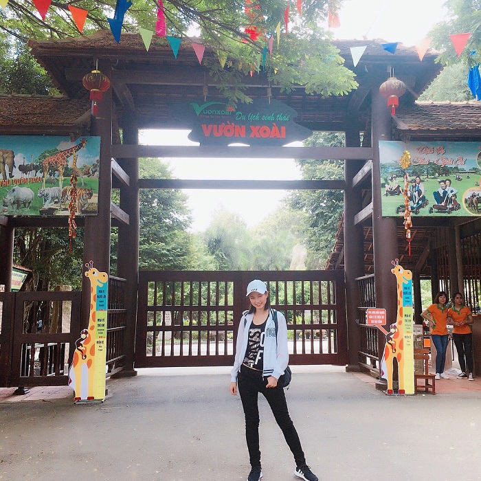 check in tại khu du lịch Vườn Xoài Đồng Nai