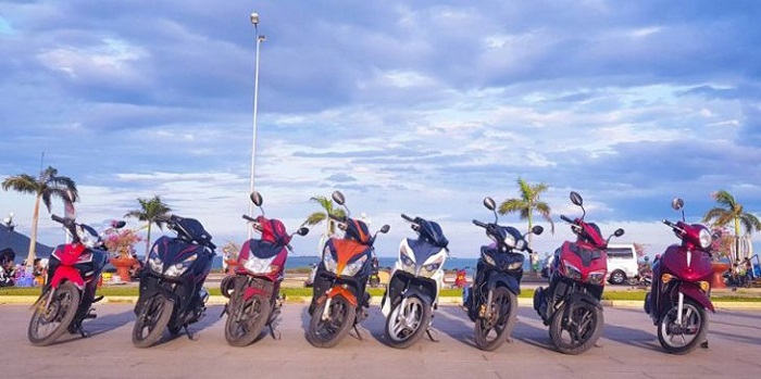 pengalaman sewa sepeda motor saat bepergian ke Quy Nhon