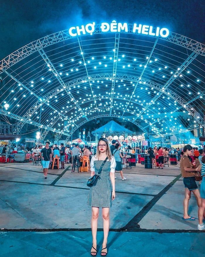 check in Chợ đêm Helio Center - địa điểm vui chơi về đêm ở Đà Nẵng