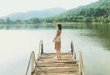 ‘Lạc trôi’ giữa khung cảnh thiên nhiên mộng mơ tại hồ Xanh Đà Nẵng