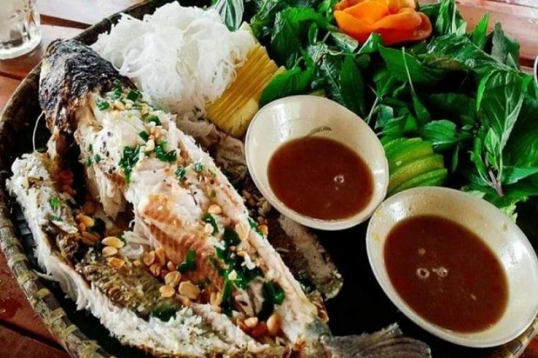 Cá lóc nướng trui