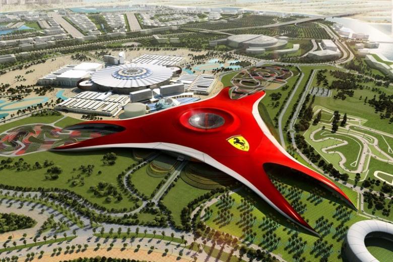 Công viên Ferrari World ở Dubai