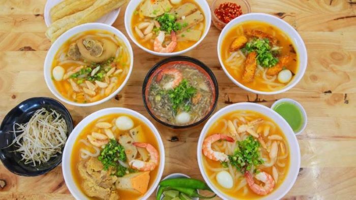 Món bánh canh có hương vị hấp dẫn 
