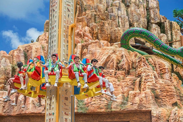 Trải nghiệm trò chơi tại Vinwonder khi đi tour phú quốc 3 ngày 2 đêm vinpearl land