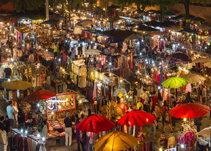 khám phá chợ đêm Bazar