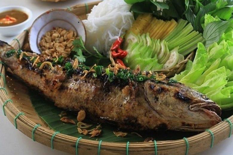 Cá lóc nướng trui