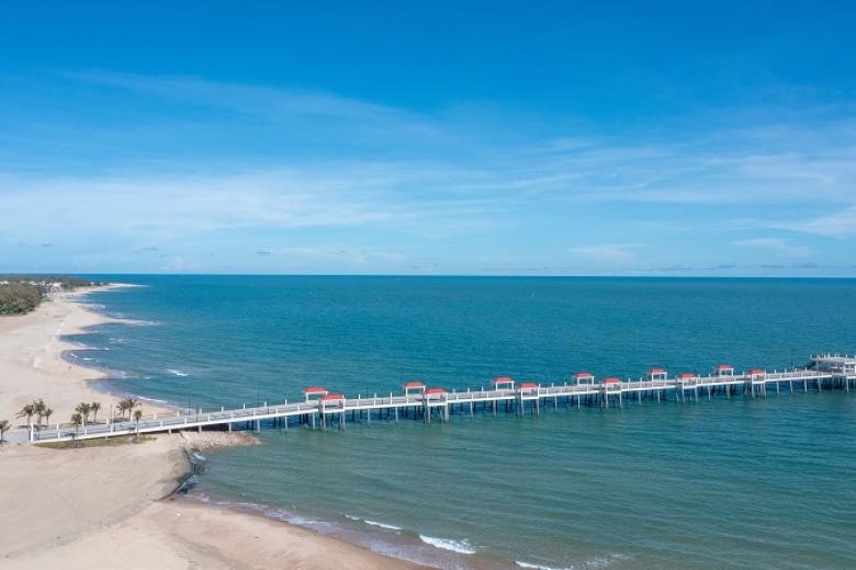 Cầu ngắm biển Hamptons Pier Hồ Tràm