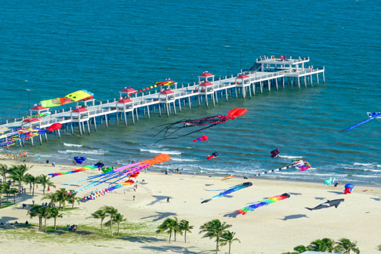 Cầu ngắm biển Hamptons Pier Hồ Tràm