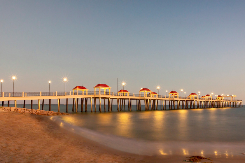 Cầu ngắm biển Hamptons Pier Hồ Tràm