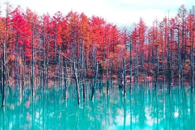 Hồ Xanh Biei (Blue Pond)