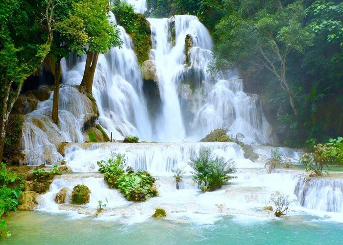 Thác Kuang Si lào