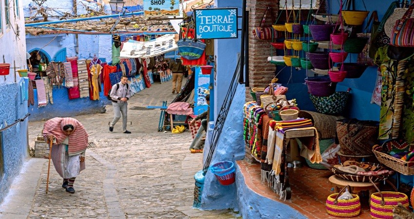 Tour du lịch Maroc tại thành phố xanh Chefchaouen