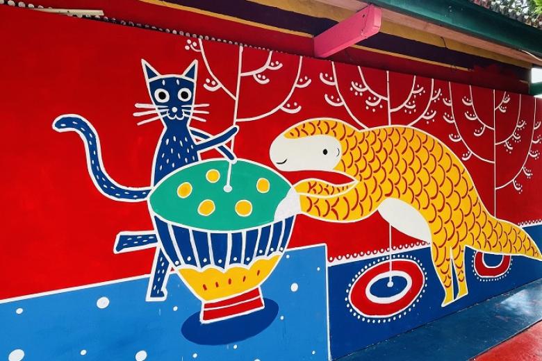 Khách chụp ảnh lưu niệm